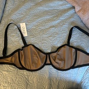 Cuup mesh balconette bra 34F